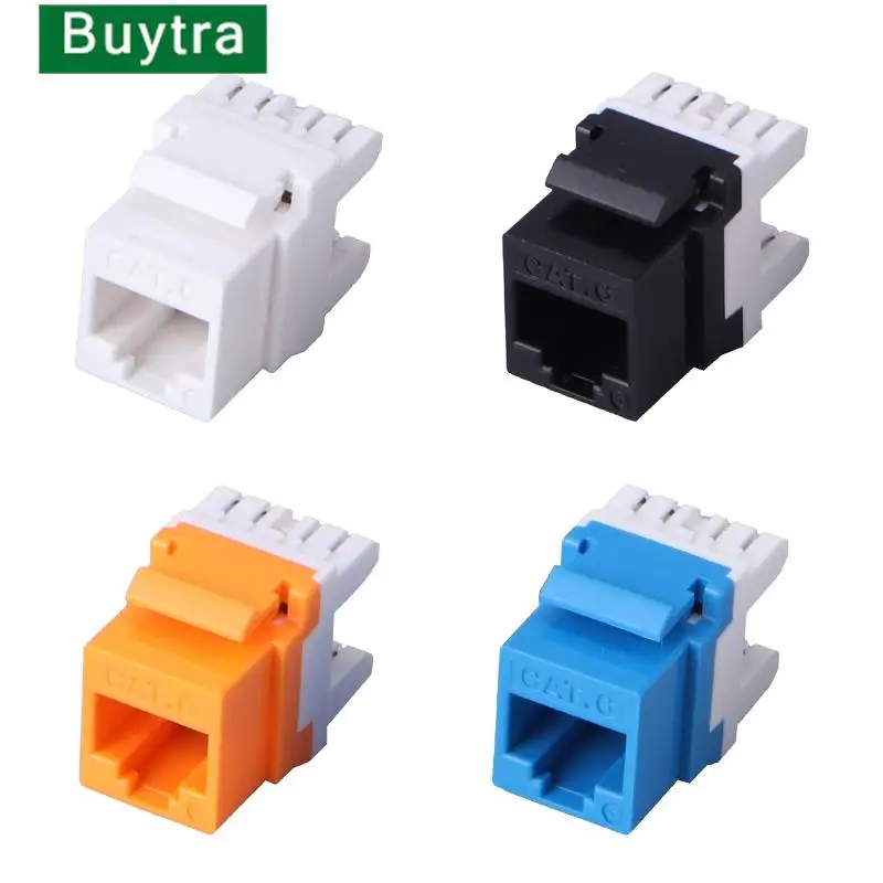 

1 шт. разъем CAT6 RJ45 Keystone Jack женский соединитель вставка защелкивающийся соединитель переходник