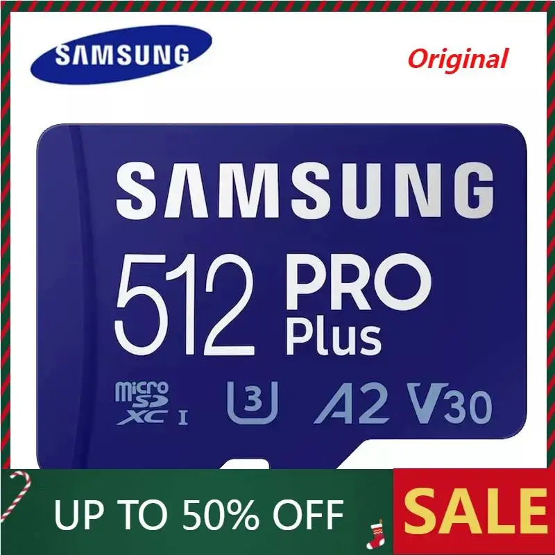 Samsung карта памяти Micro SD, 128 ГБ, 256 ГБ, 512 Мб/с, 160 Мб/с