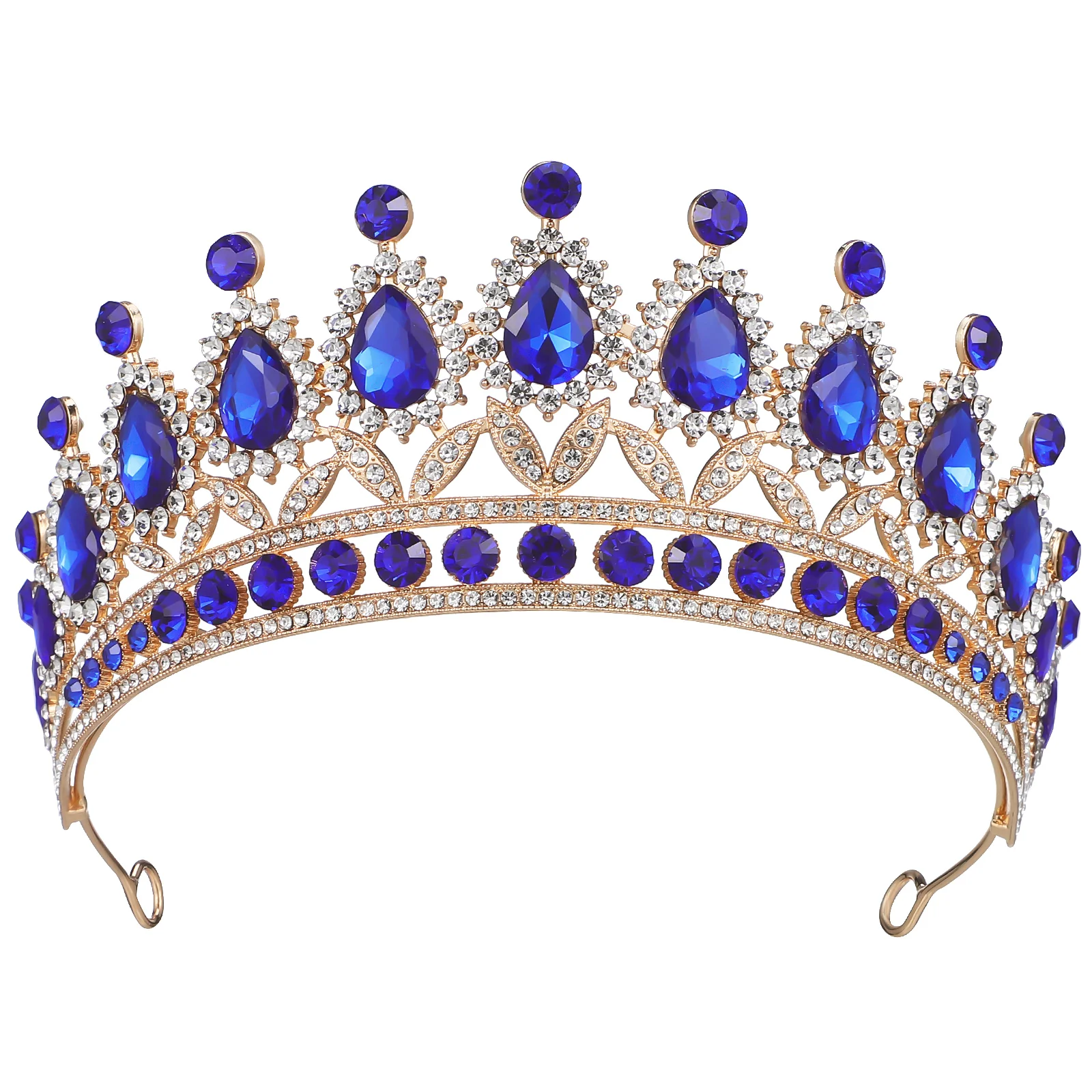

Bachelorette Crown Tiaras for Women Homecoming Dress Rhinestone Crowns and Zinc Alloy