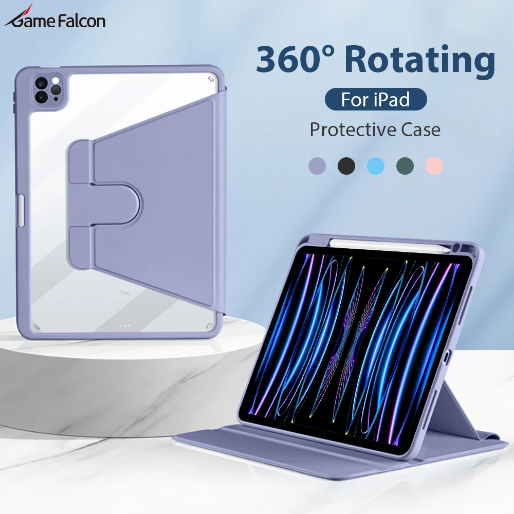 solo hale Siesta For Ipad Air 5 4 Case 2021 For Ipad Pro 11 12.9 Cover Mini 6 2020 10.2 8th  9 9th 10th Generation 360° Rotation Shell Accessories - Tablets & E-books  Case - AliExpress