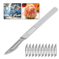 Carbon Steel Carving Metal Engraving Craft Knife Non-Slip Surgical Scalpel DIY Cutting Phone Repair Electrical Maintenance Tool 3