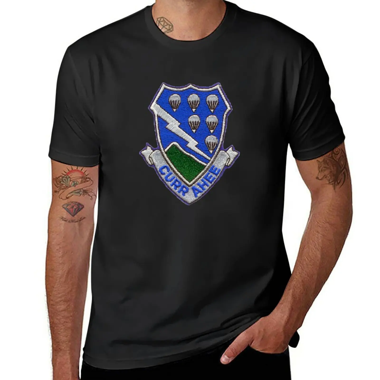 

3-506TH CURRAHEE T-Shirt sports fans customs design your own summer clothes for a boy mens graphic t-shirts big and tall