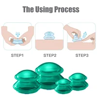 Silicone Suction Cup Vacuum Massage Anti-Cellulite Body Slimming Cupping Therapy Set Gua Sha Skin Lifting Physiotherapy Massager 2
