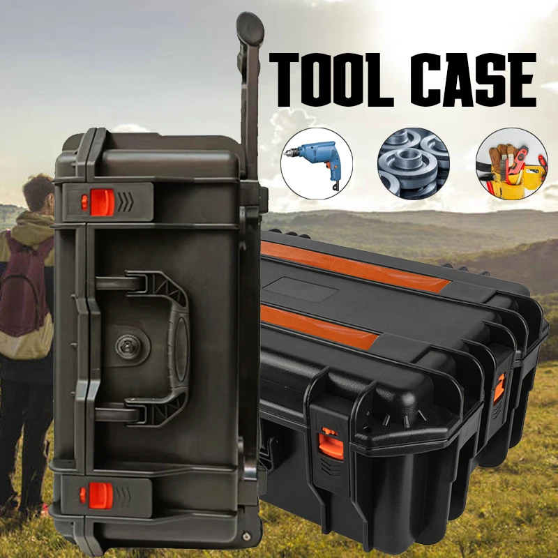 

660x495x260MM Tool Box Trolley Waterproof Large Hard Case Pull Rod Toolbox With Wheels Safety Equipment Tool Box Organizer