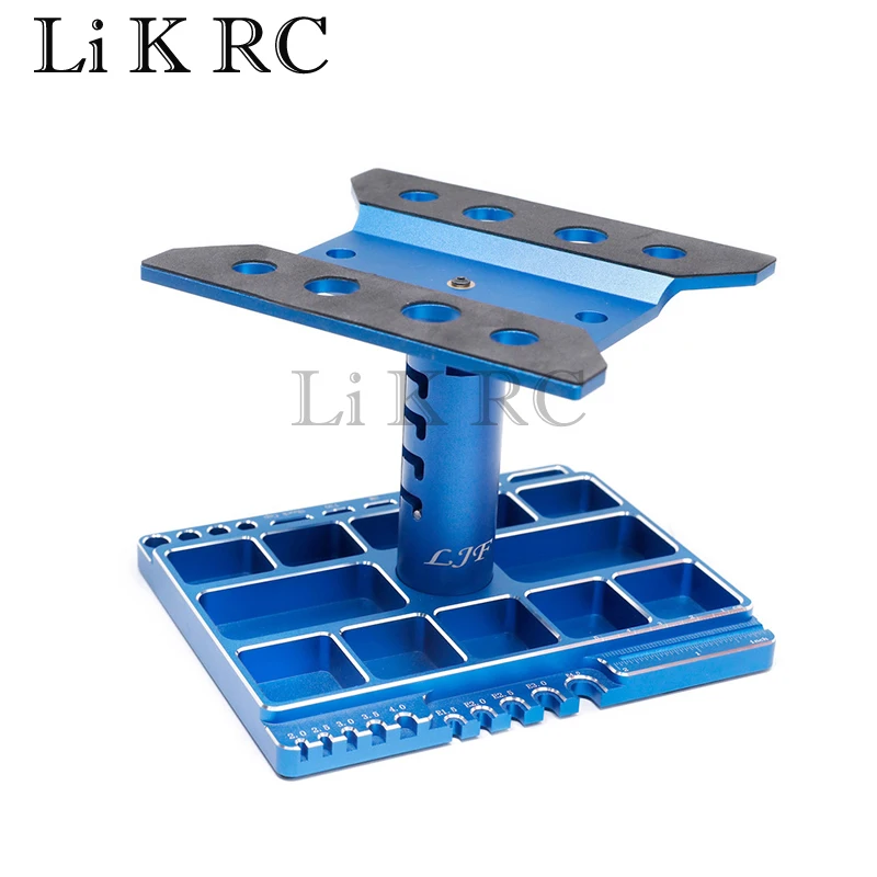 

Multifunctional RC Car Stand RC Work Stand RC Repair Stand 360° w Base for 1/8 1/10 1/12 1/16 1/18 RC Car Truck Crawler