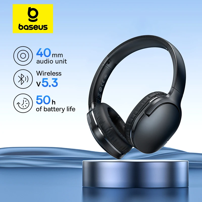 Baseus D02 Pro Wireless Headphones Sport Bluetooth Earphone