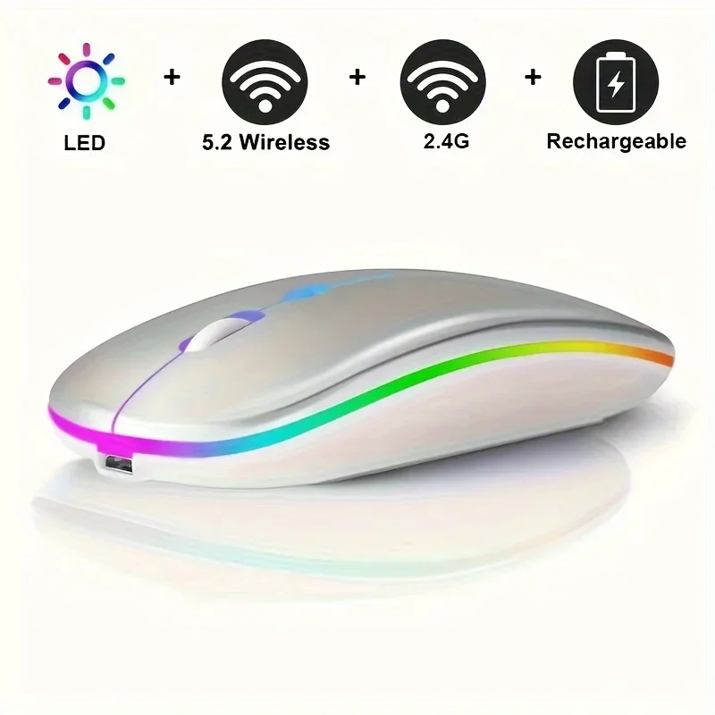 Sleek Rechargeable Wireless Bluetooth Mouse