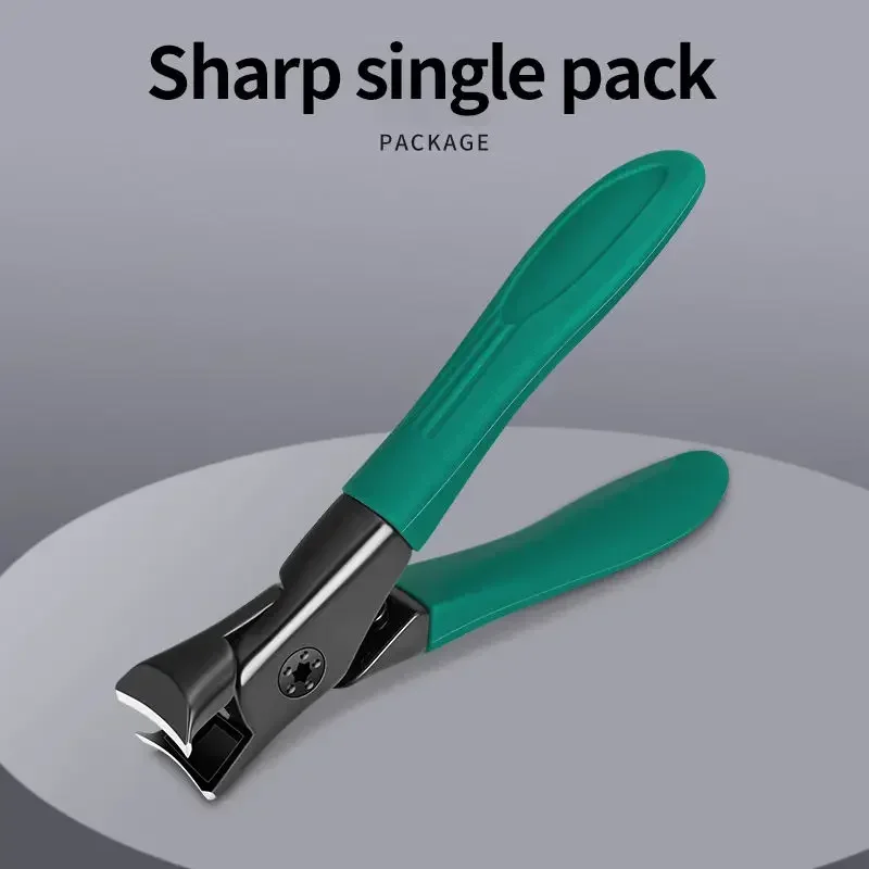 Stainless Steel Nail Clipper with Ultra Wide Jaw Opening Portable Finger Nail Cutter
