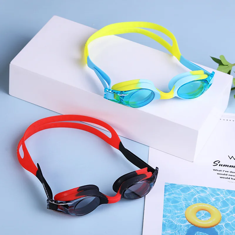 Swimming Goggles Children's Swimming Glasses Factory Direct Sales Waterproof Anti-fog Children's Silicone Glasses Goggles