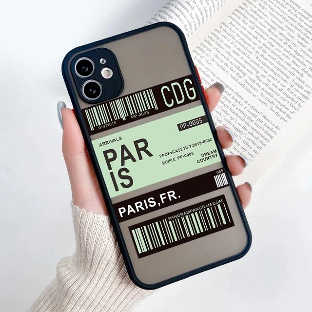 iphone 13 pro max clear case City Lable London Paris Phone Case for iPhone 13 12 11 Pro Max X Xs Max XR SE 2020 8 7 6 Plus Hard Protective Cover Shell Hot iphone 13 pro phone case