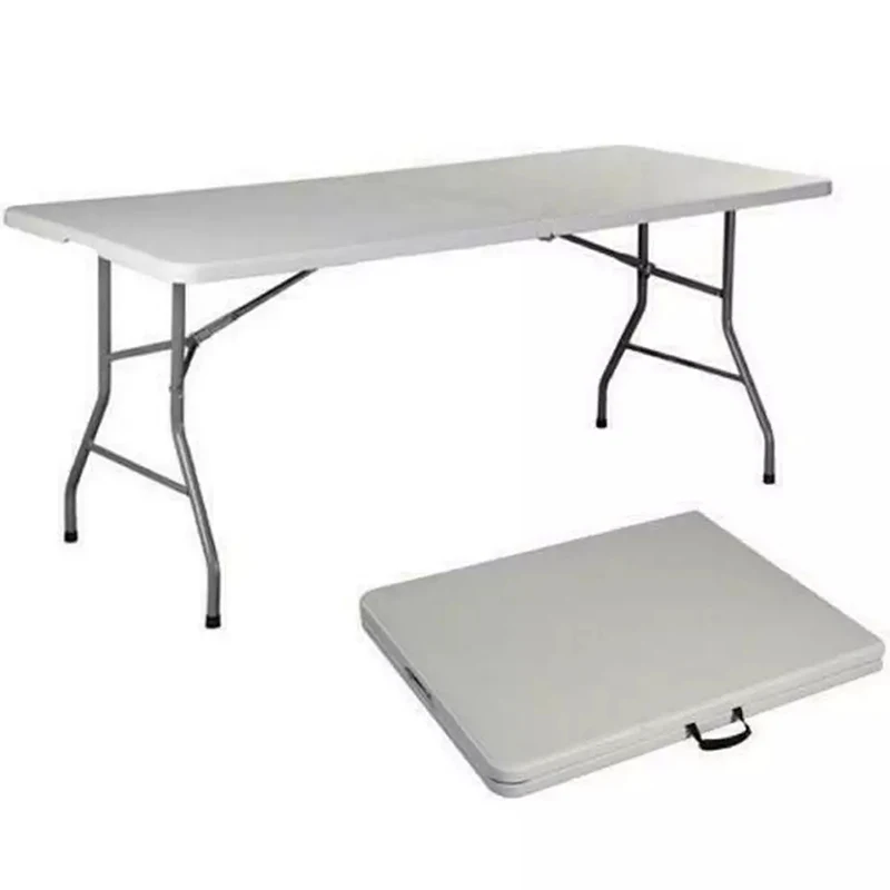 Mesa Plegable Portatil Redonda Uso Interior Exterior Eventos Para Jardín Interior Y Exterior De HDPE Con