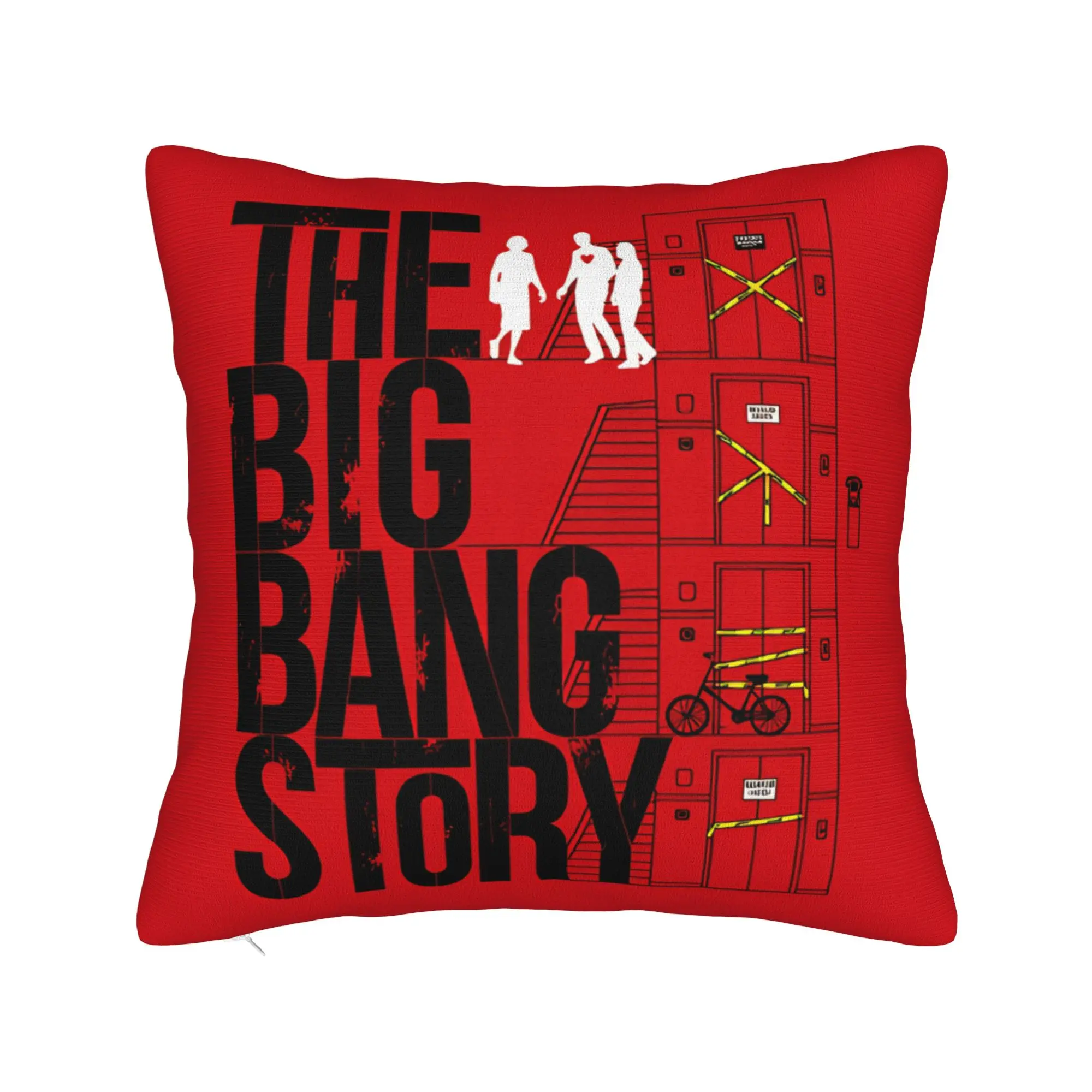 Funny TV Show-Inspired Pillowcase - Soft and Kawaii Decor for Couch, Sofa, or Bedroom