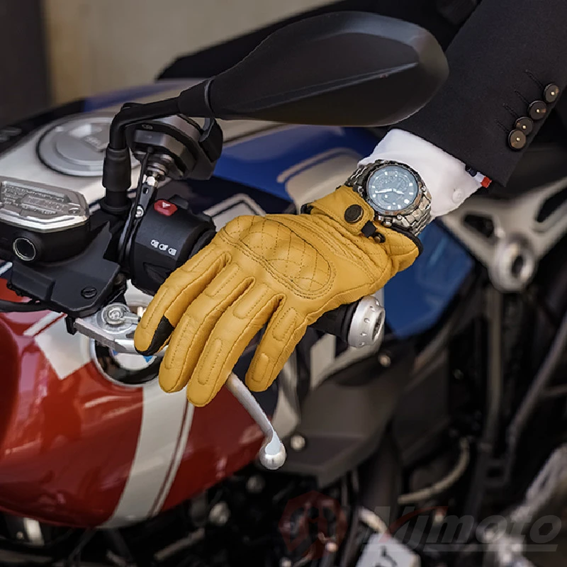 Für BMW Motorrad Handschuhe Leder Komfortable Atmungs Halbe Finger  Handschuhe Kreuz Land Rennen Outdoor Handschuhe Auto Handschuhe - AliExpress