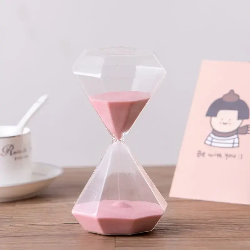 창의적인 다이아몬드 모래 시계, 모래 시계, 모래 시계, 어린이 선물, 모래 타이머, 홈 장식, 생일 선물, 신제품, 5 분, 15/30 분 
