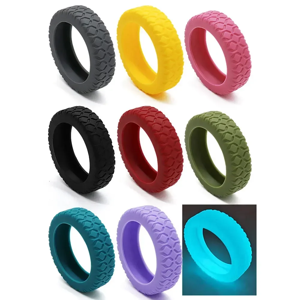 8pcs Travel Suitcases Wheel Protection Cover Anti Slip Wear Resistant Silicone Silents Protector for Carry on Luggage Caster