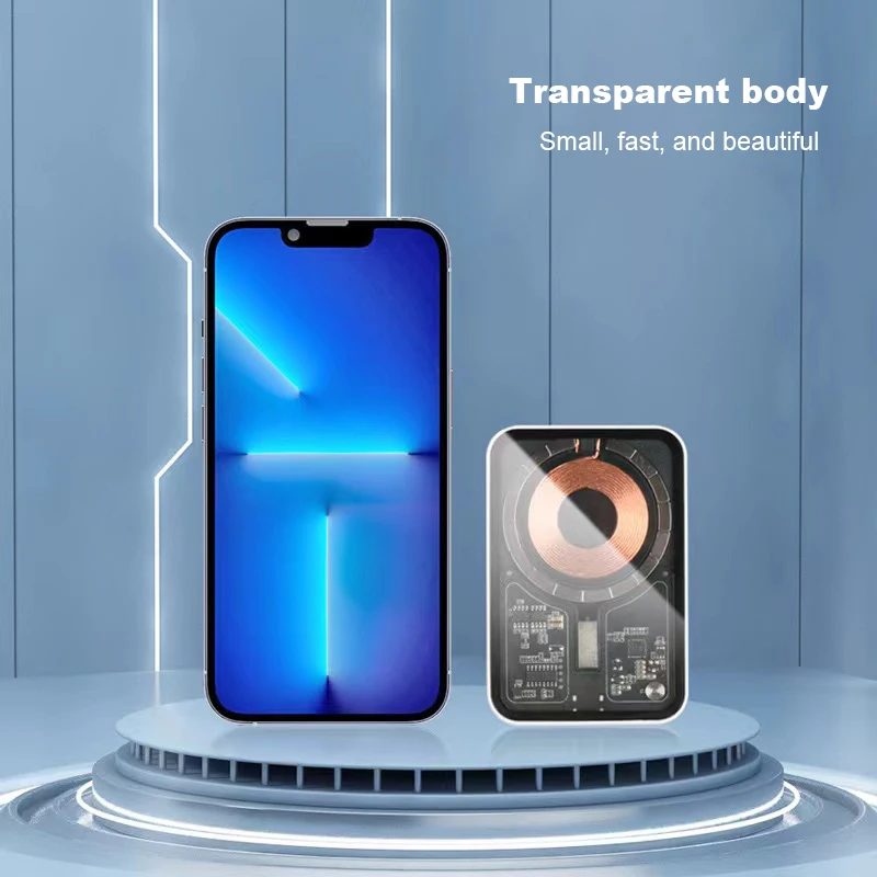 2024 Caricabatterie Wireless Portatile Mac Safe Backup Batteria Magnetica Esterna, Batteria Ausiliaria Iphone 12 13 14 15 Pro Max