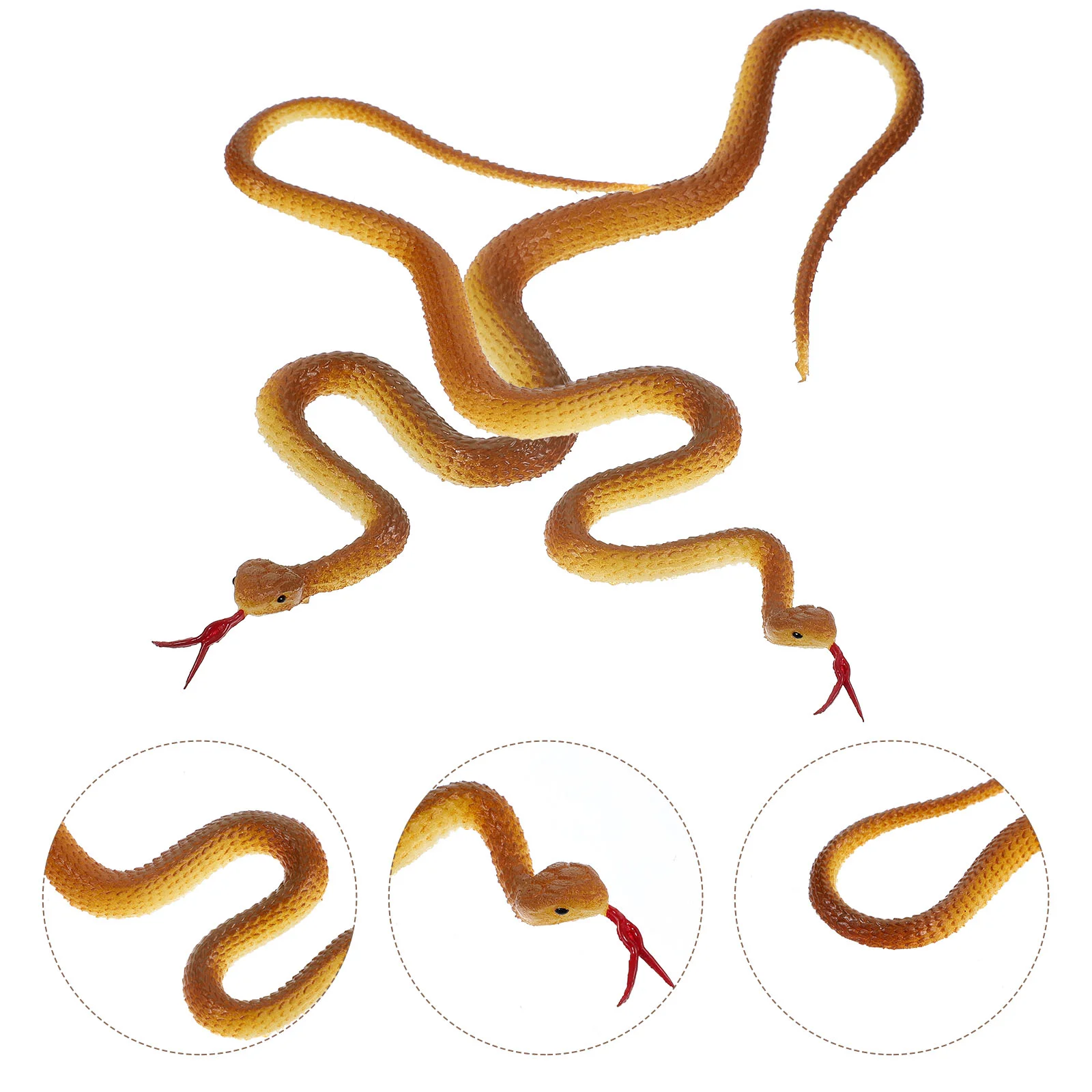 

Fake Snake Toys Simulated Snake Props Plastic Snake Models Prank Ornaments Prank Snakes Party Plastic Snake Plaything