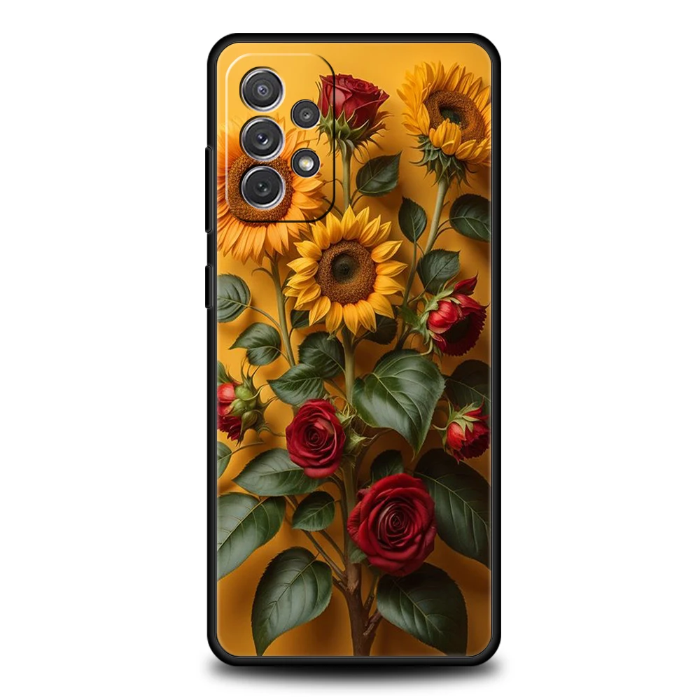 Sunflower Soft Shell Phone Case - Vibrant Design with Enhanced Protection