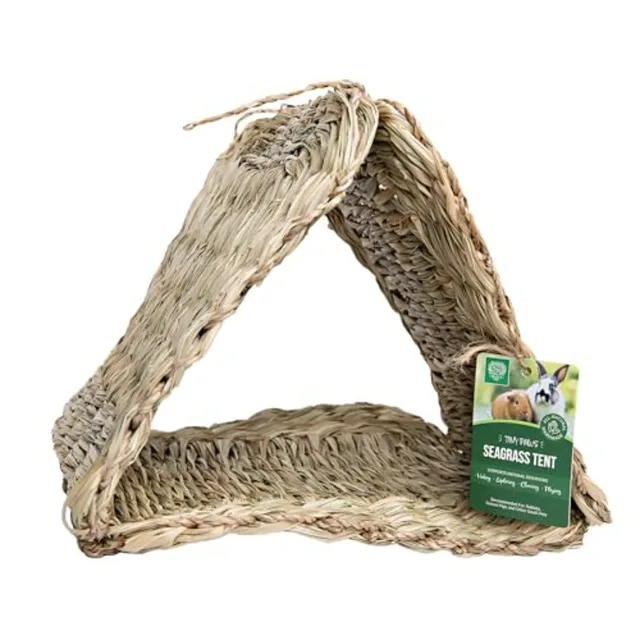 Tiny Paws Seagrass Play Pack for Guinea Pig Rabbit Bunny Toys Hideout Tunnel Cage Accessories