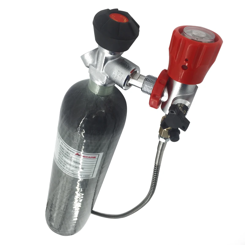 

ACECARE 2L CE Compressed Air Tank 4500Psi 300Bar Valves Set