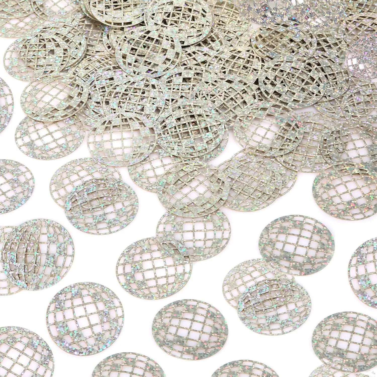 100pcs Disco Confetti, Disco Ball and Music Disco Party Decorations, Wedding, Birthday, Bachelor Party Table Decorations