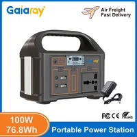 Centrale électrique Portable 100W 24000mAh LiFePO4, générateur solaire 220V/110V, stockage d'énergie, alimentation pour le Camping 1