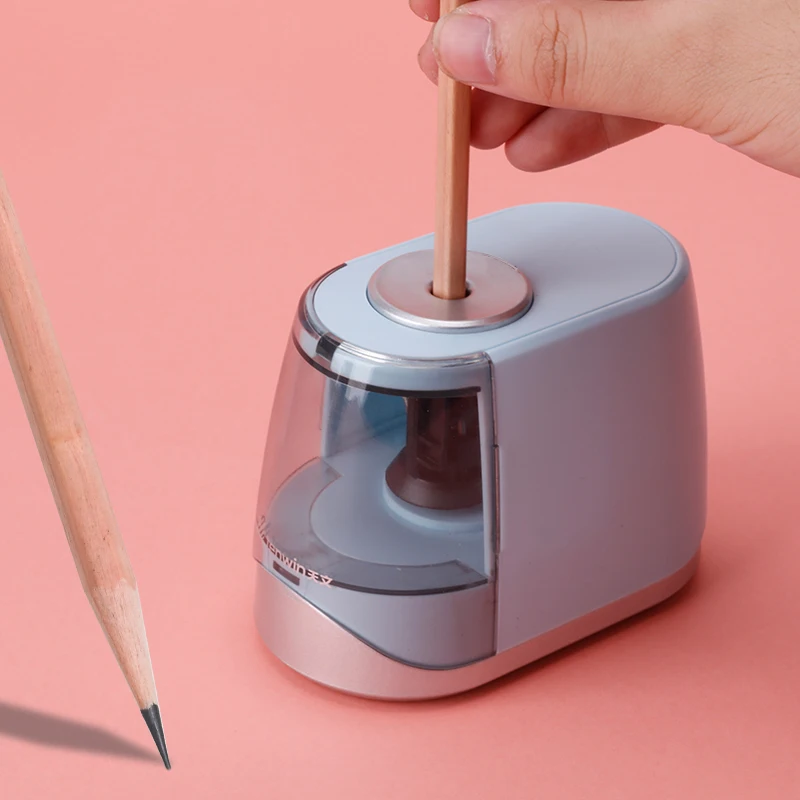 

Tenwin 8031 Electric Pencil Sharpener Plug-in/Battery 2 in 1 Student Pencil Sharpener Office School Stationery Pencil Knife Safe