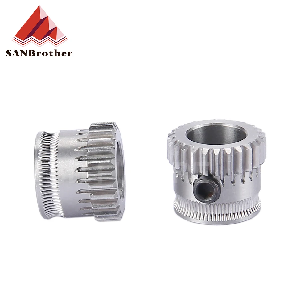 Hardened steel nickel plated Compatible Valentenay Gear V2 gear kit with v2.0 Extruder 3d printer