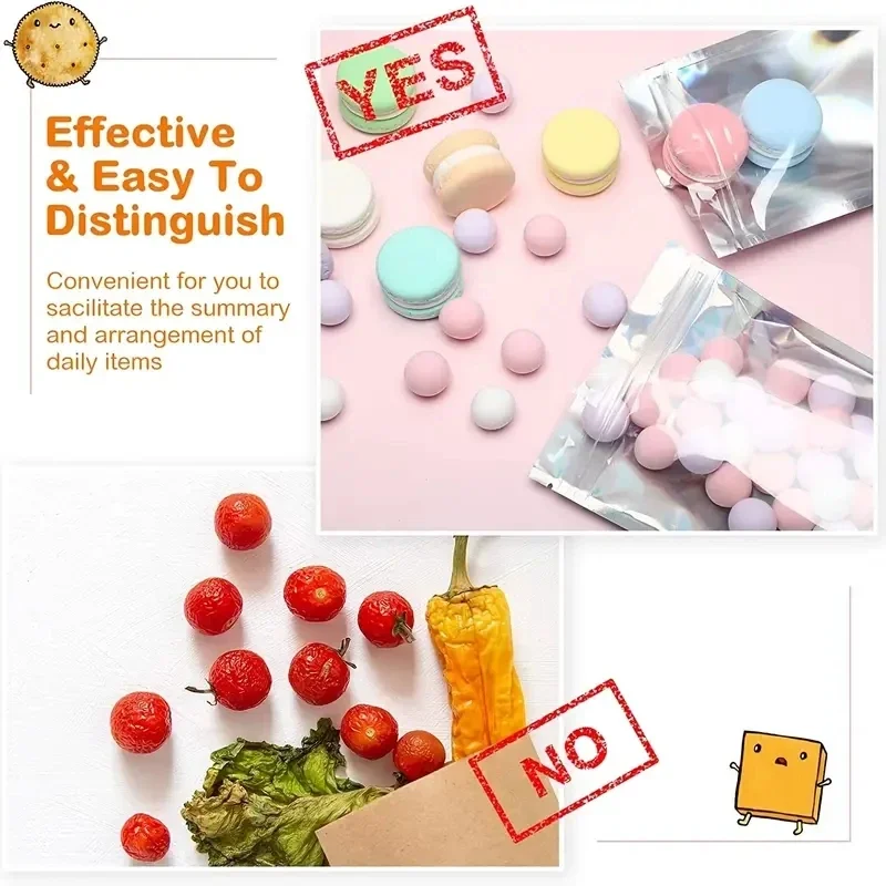 Holographic Mylar Bags 100pcs Holographic Resealable Mylar Bags Ziplock Candy Suger Tee Jewelry Beauty Storage Bag