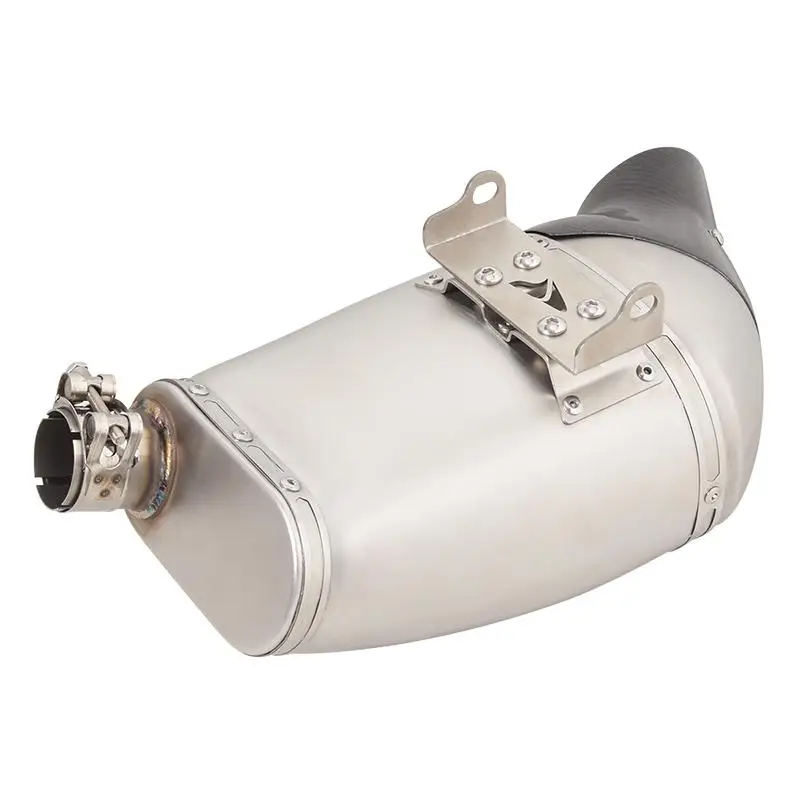 Exhaust Tail Pipe For QJMOTOR SRK600SRK600RR 20-22 Motorcycle Escape Muffler Stainless Steel Carbon Head Removable DB Killer - Image 4