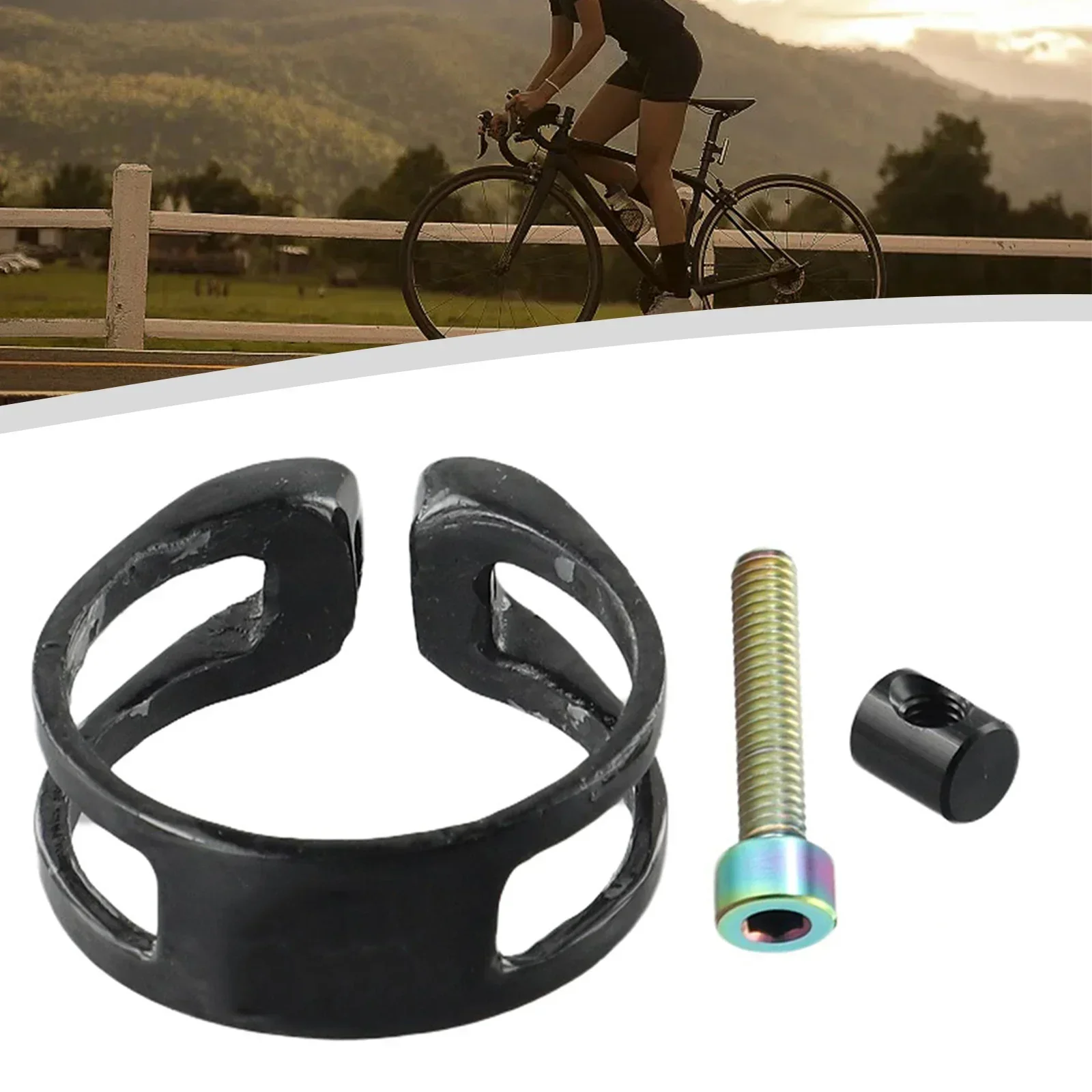 Morsetto Reggisella RYET SC01 In Alluminio Con Vite In Titanio – 31.8/34.9 Mm – Ultra Leggero (10g) Per MTB E Bici Da Corsa