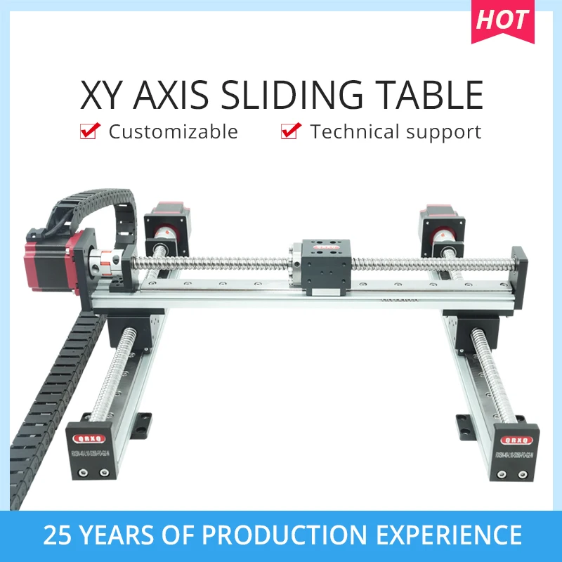 Free-shipping-factory-sale-motorized-ball-screw-linear-guide-rail-XY ...