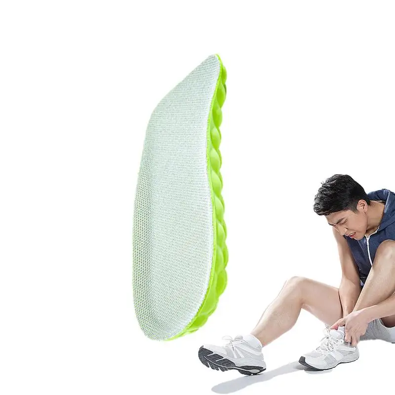 

Invisible Height Increase Insole Silicone Gel Heighten Lift Half Shoes Pad For Men Women Soft Comfort Inner Growing Heel Sole