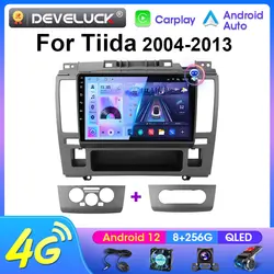 Android 12 Car Radio For Nissan Tiida 2004 -2013 2 Din Stereo Multimedia Video Player GPS 4G Carplay Auto DVD QLED IPS Head Unit