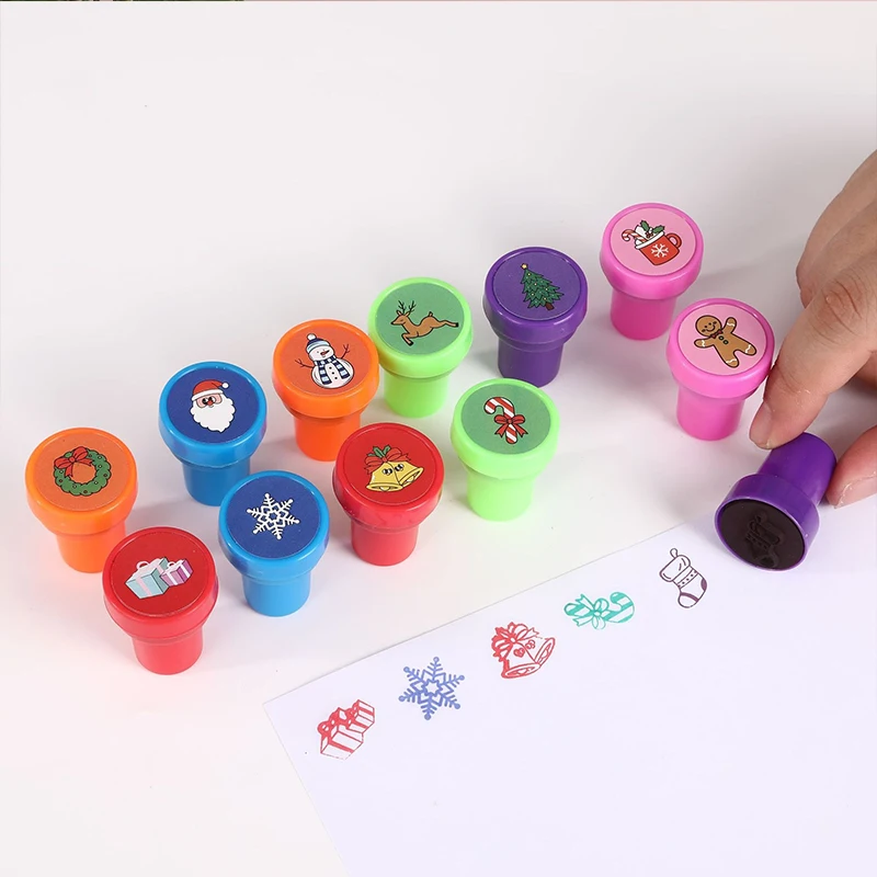 child birthday games goodies party favours kids birthday children's stamps Christmas Seal craft supplies stamp halloween YZ004