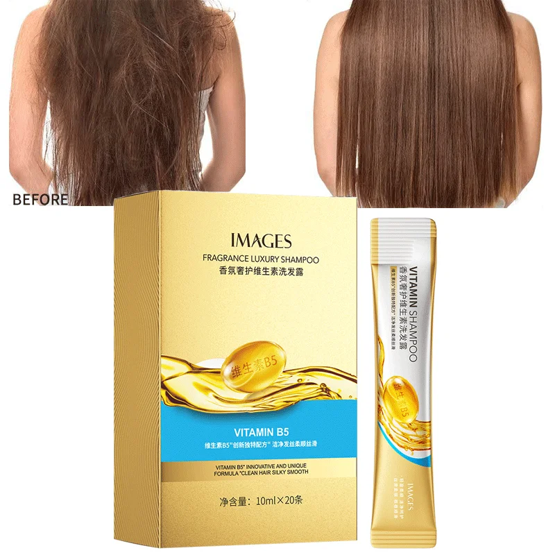 

Fragrance Vitamin B5 Shampoo Refreshing Moisturizing Deep Clean Dirt Hair Smooth Repair Dry Frizz Hair Shampoo