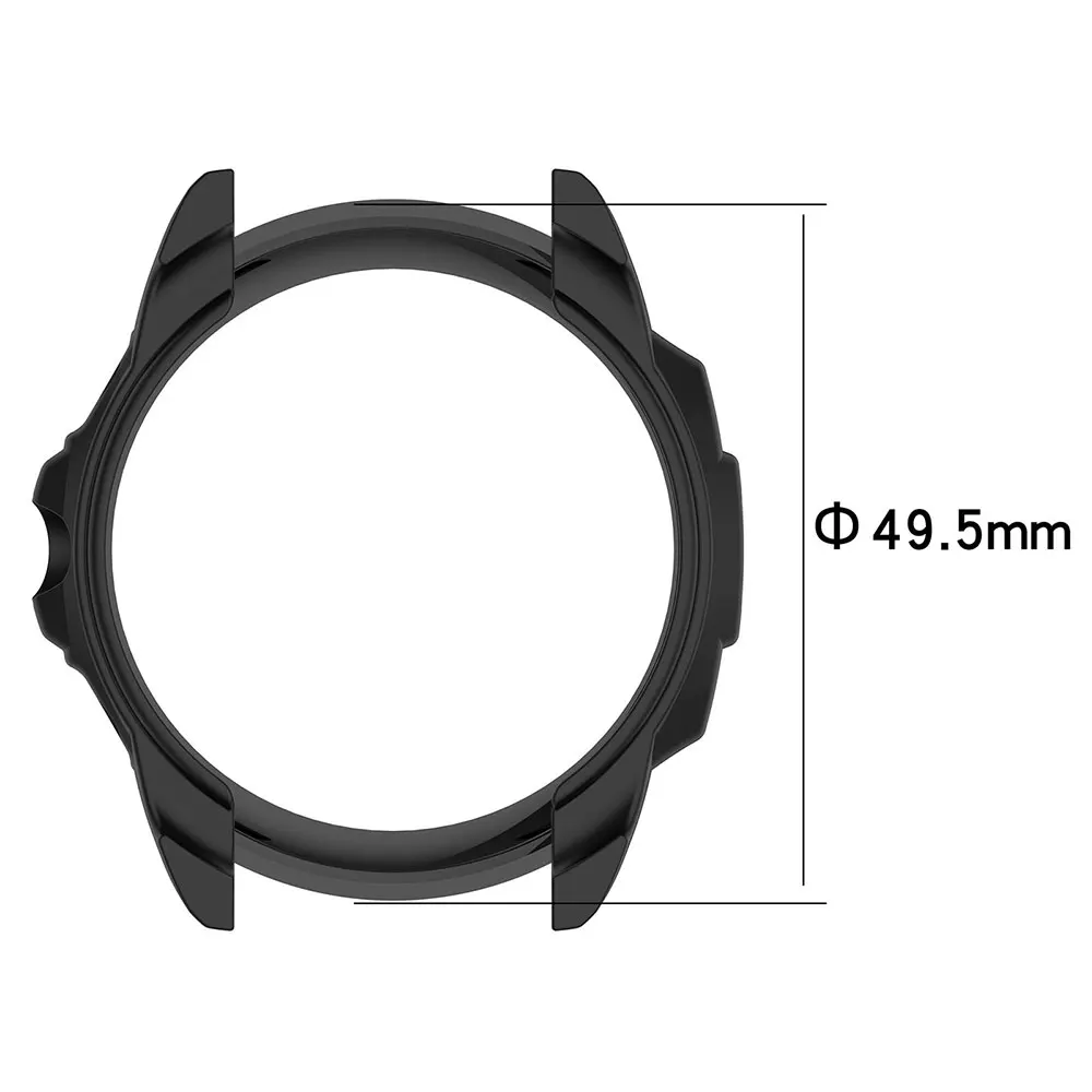 TPU Watch Shockproof Protective Case Cover with Full Screen Protector