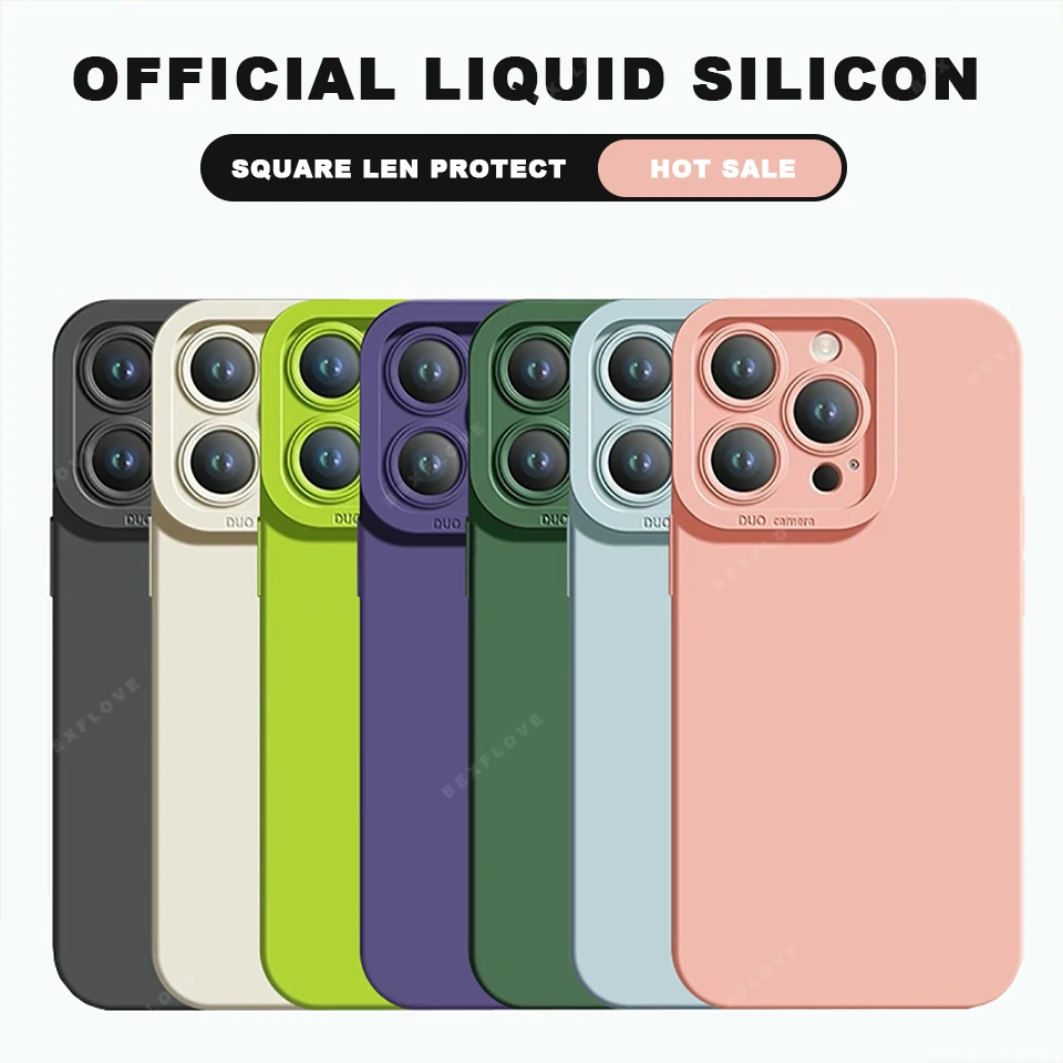 Lanyard Phone Case with Liquid Silicone Strap – Soft Protector Cover
