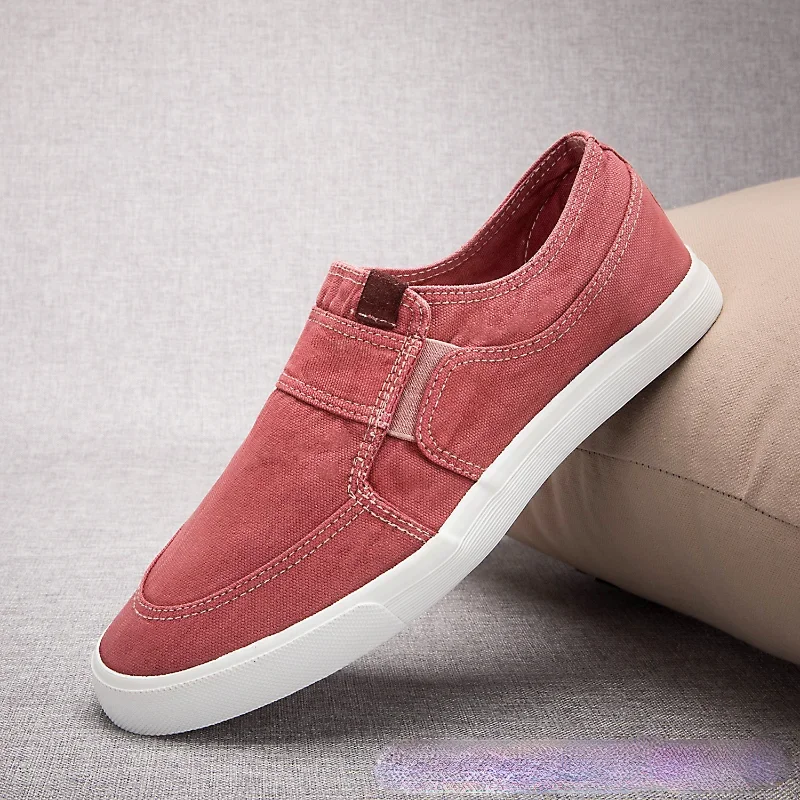 Canvas Shoes Breathable Men's Slip-on Loafers Men Sneakers Casual Comfortable Male Footwear Designer Shoes Men Zapatos De Hombre 3