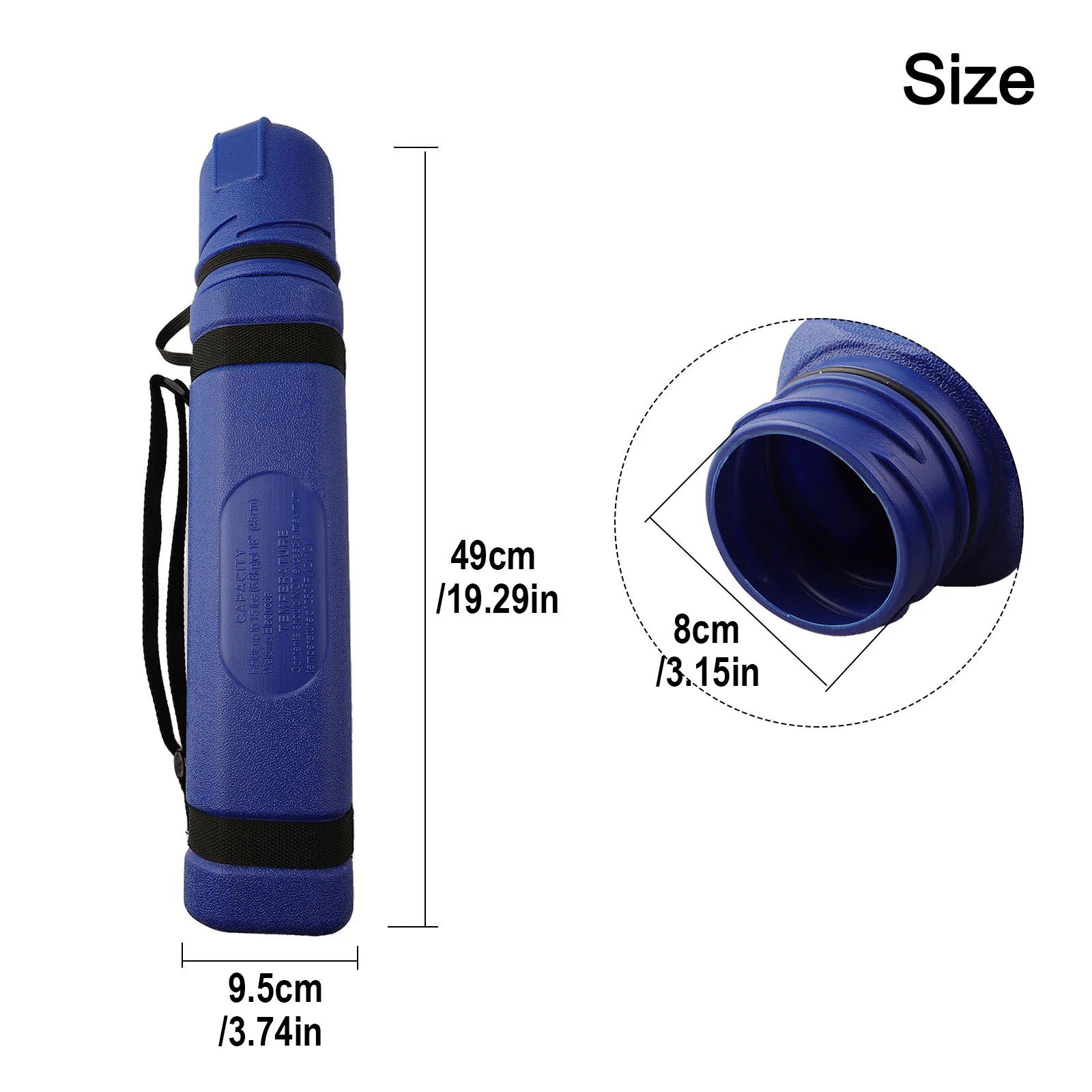 1pc Welding Rod Storage Tube Container Moisture Protection MMA ARC Electrode Holder 4.5/6.5kg Capacity Electrode Rod Storage welding rod container