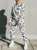 New Men's Long Sleeve Suit 3D Printed Hip Hop Street Style Spring And Autumn Round Neck Sweatshirt And Trousers Jogging Suit 4
