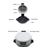 2000W High-Power Multifunctional Household Electric Oven Pizza Machine Steak Cutting Machine Can Bake Steak Bread Pizza 2