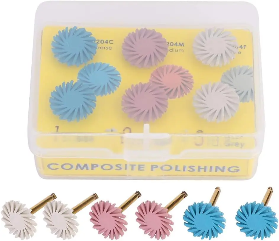 6Pcs-Dental-Composite-Resin-Polishing-Disc-Kit-Spiral-Flex-Diamond ...