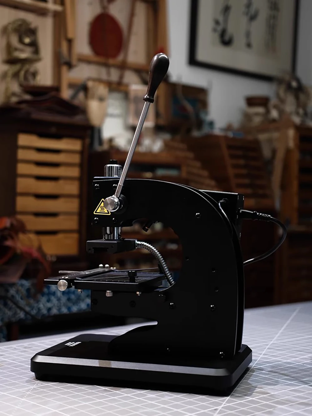 クロウマトFoil MAXITA EC-27 Manual Hot Foil Stamping Machine Small Leather