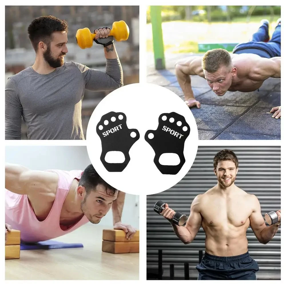 Anti-Slip Fitness Grips Pads, Gym, Yoga, Exercise, Cycling Gloves, Weightlifting, Cross Fitness,Powerlifting,Calisthenics, 1Pair 5