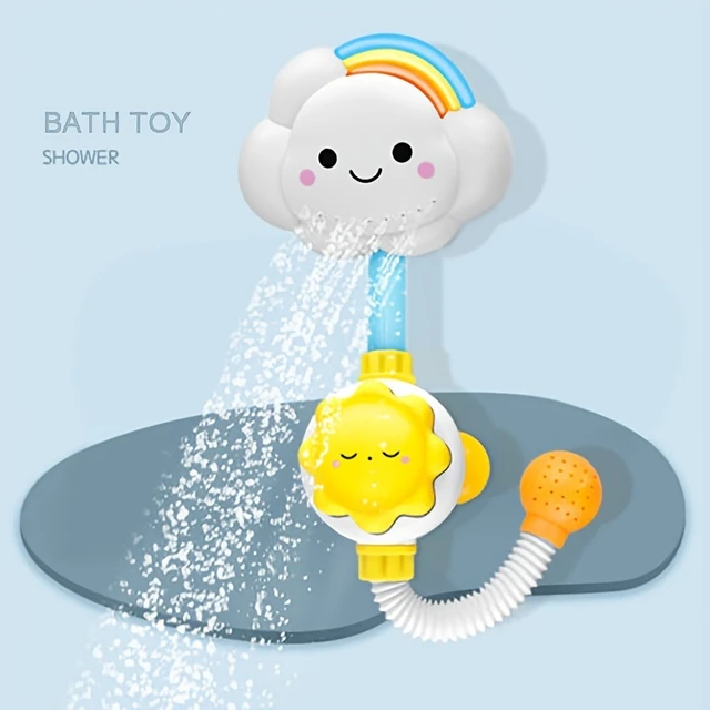 Jouets de bain bébé jeu d'eau nuage modèle robinet de douche jet d