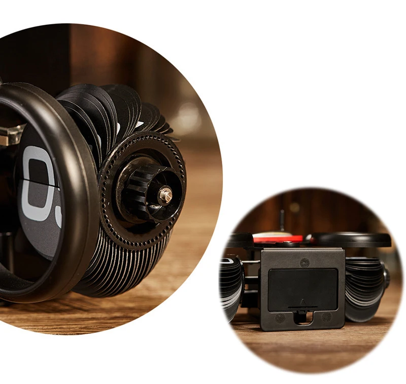 Vintage Motorcycle Flip Page Clock Automatic Page Turning Quartz Time Clocks