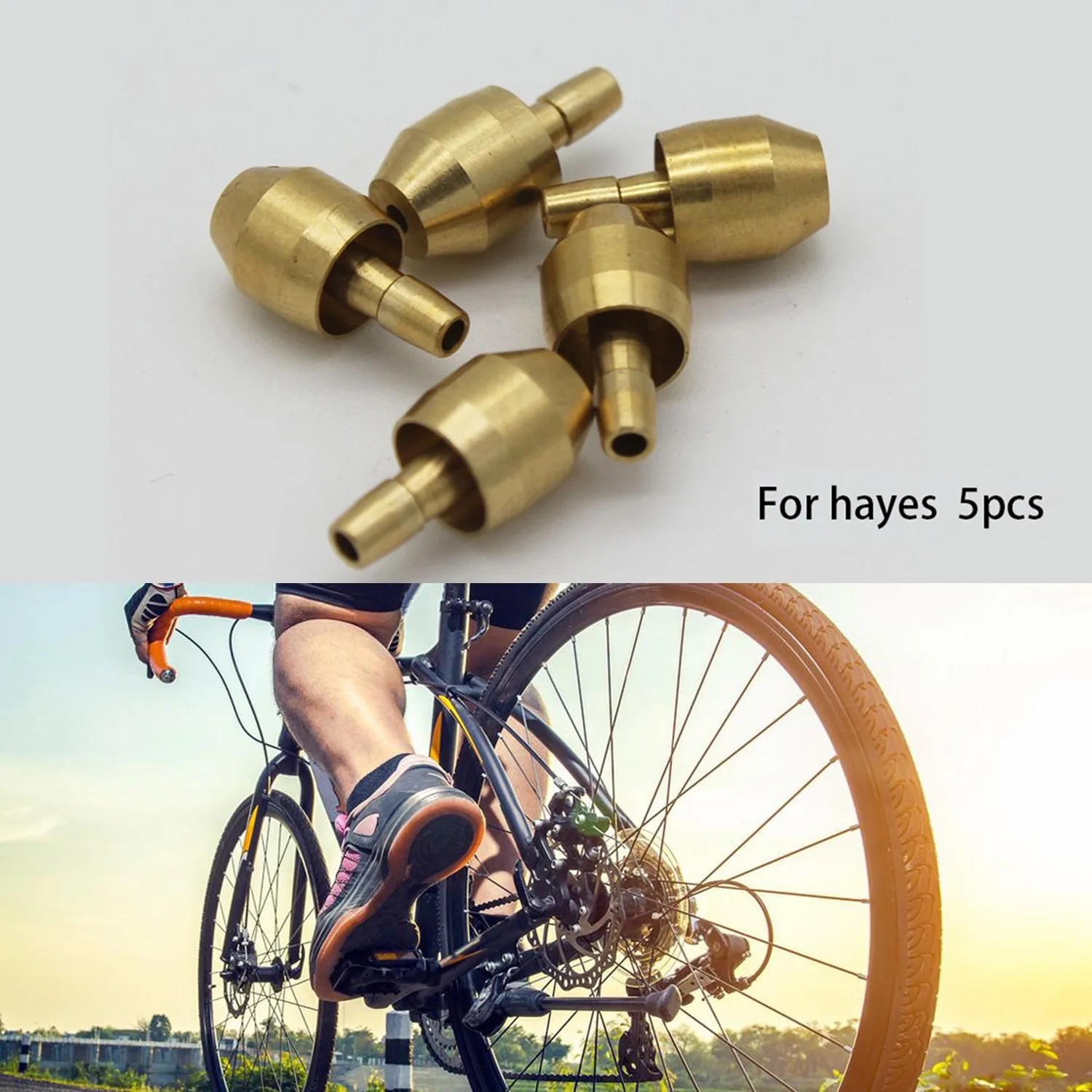 

5.4mm tubing Olive Head Bicycle Bike Brake Brake Hose Olive/Bushing For Hayes Golden Metal Durable High quality