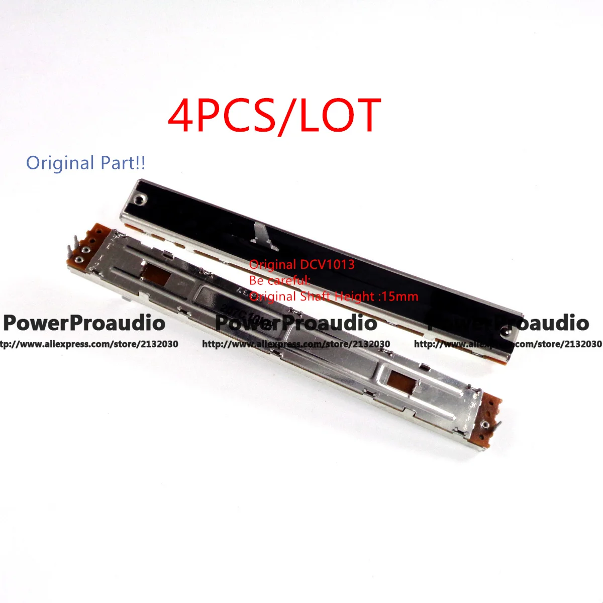 4 Pezzi Originale Nuovo Aggiornamento Passo Slider / Fader X Dcv1013 Per Pioneer Cdj1000 Mk2 E Mk3 Cdj2000 Nuovo Cdj 1000 2000 Con Striscia Antipolver