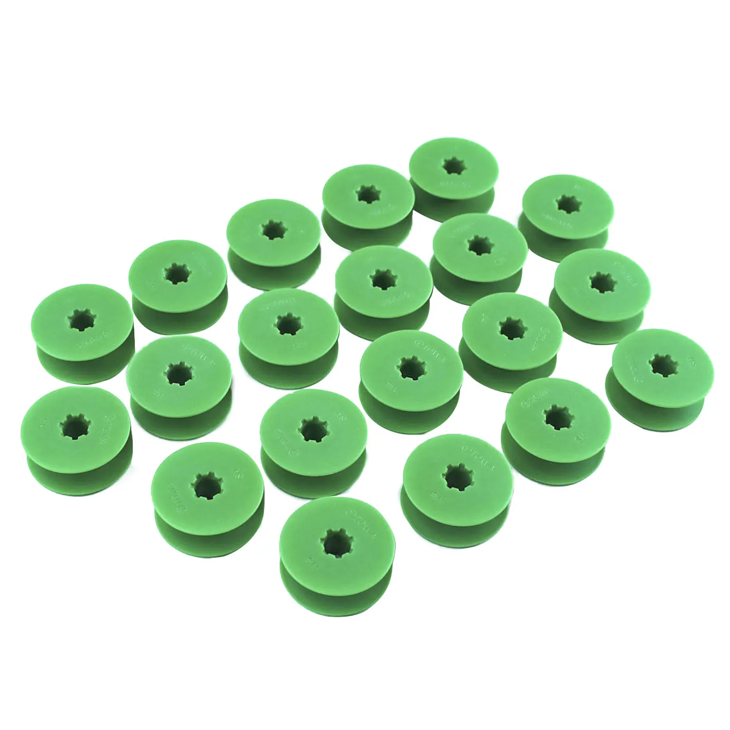 18034 Large M Type Plastic Bobbin Fit Typical 0302, 0303, JACK H5, H6, Consew 205RB, 206RB, JUKI DU-1181 Sewing Machines (20PCS)